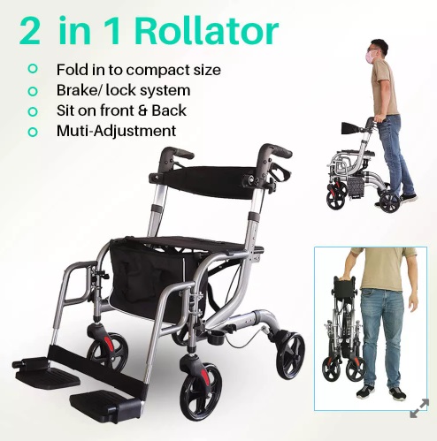 折り畳み歩行器  Foldawheel Walker